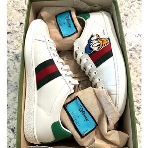 Gucci x Disney Donald Duck Ace sneakers size 37 box/dust bags limited edition!